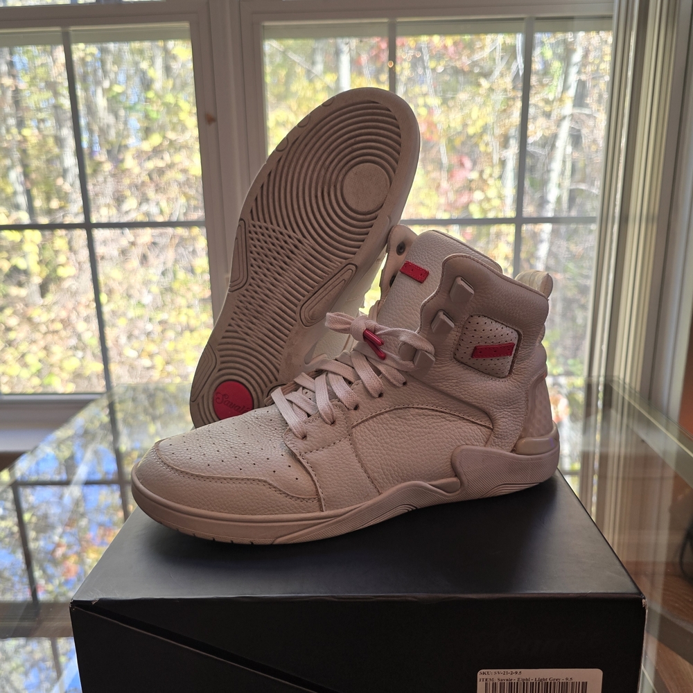 Savale Elphi High-Top White Skate Shoes : Mens 9.5
